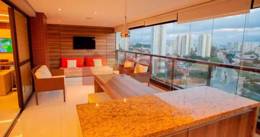 Apartamento com 3 dormitórios à venda, 209 m² por r$ 3.999.000,00 - granja julieta - são paulo/sp