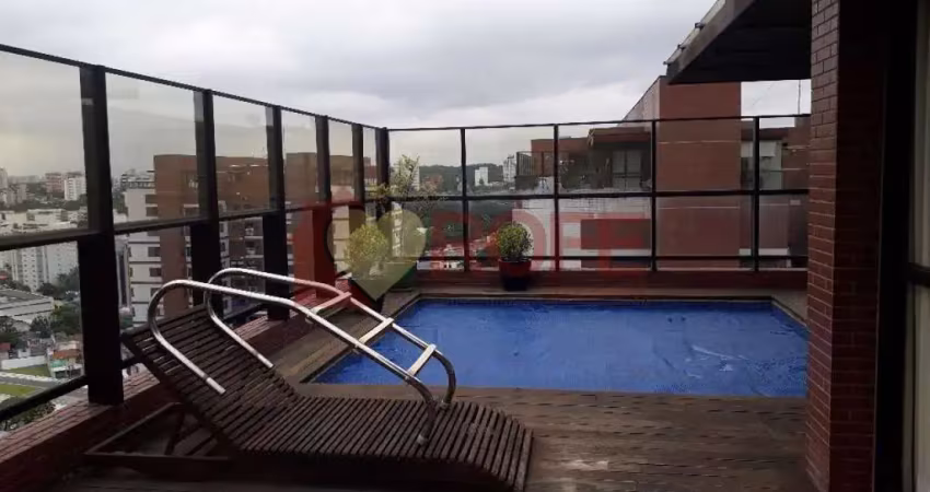 Cobertura à venda, 505 m² por r$ 6.600.000,00 - chácara santo antônio - são paulo/sp