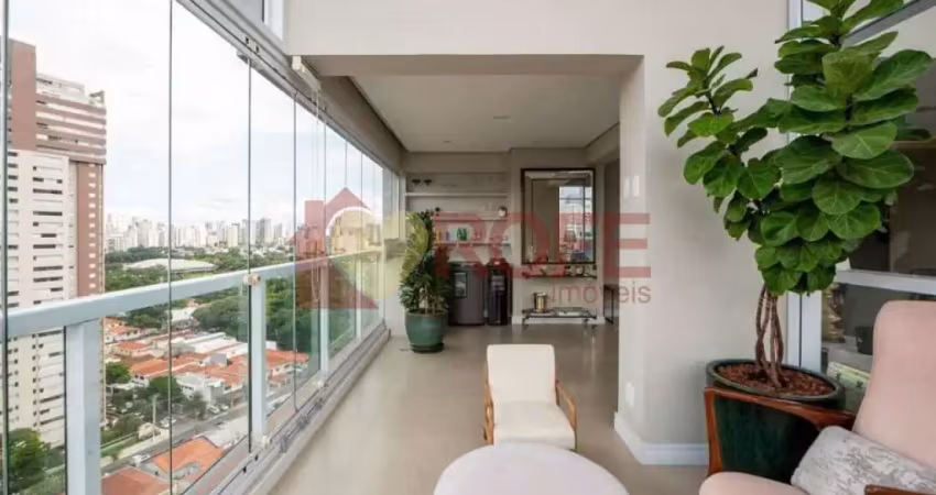 Apartamento com 3 dormitórios à venda, 137 m² por r$ 3.180.000,00 - brooklin - são paulo/sp