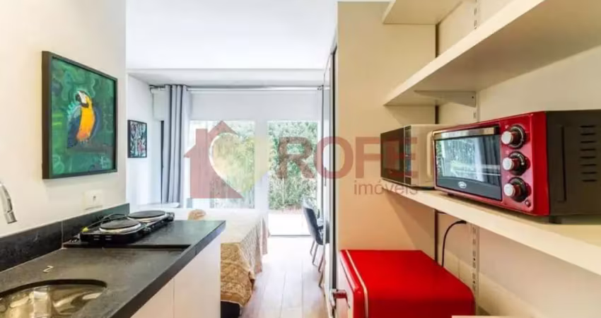 Studio com 1 dormitório para alugar, 25 m² por r$ 3.750,01/mês - jardim das bandeiras - são paulo/sp