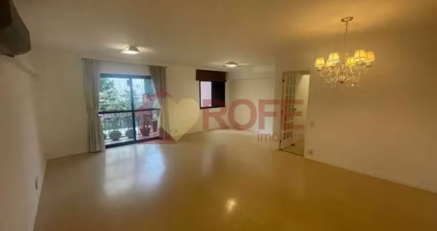 Apartamento de 3 suites e 2 vagas de garagem para locação, 130m2, lazer ótimo em moema pássaros