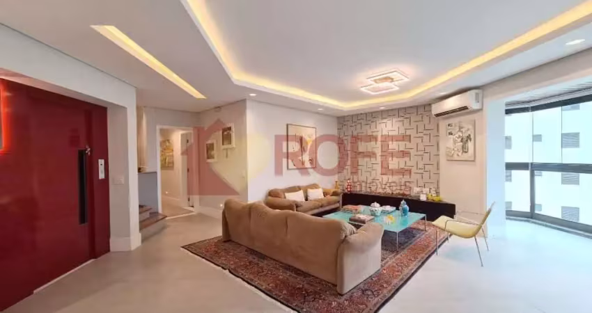 Cobertura com 4 dormitórios à venda, 310 m² por r$ 4.100.000,00 - campo belo - são paulo/sp