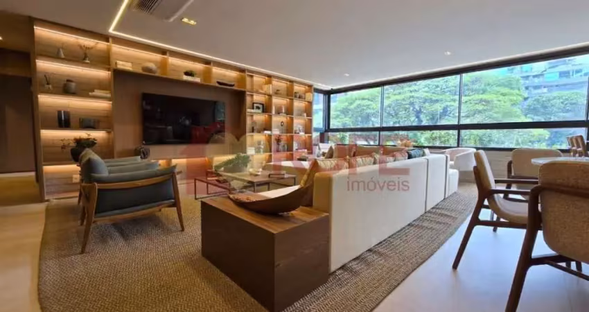 Apartamento com 4 dormitórios à venda, 201 m² por r$ 5.500.000,00 - brooklin - são paulo/sp