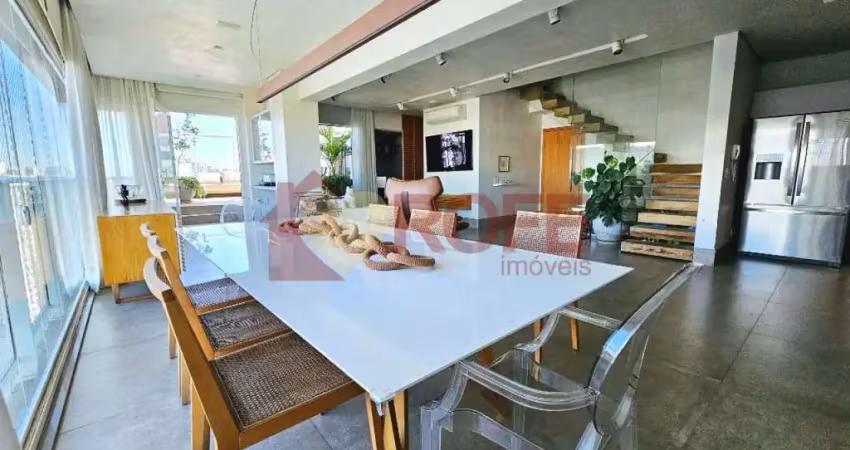 Cobertura com 3 dormitórios à venda, 230 m² - brooklin - são paulo/sp