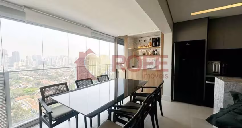 Apartamento de 83 m² com 2 dormitórios à venda no brooklin. são 2 quartos sendo 1 suíte e 2 vagas de