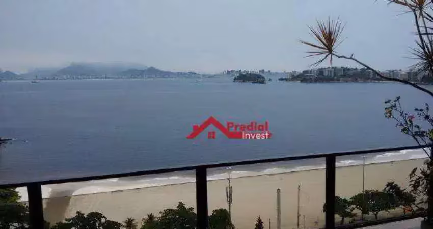 Apartamento com 4 dormitórios à venda, 214 m² por r$ 2.500.000,00 - icaraí - niterói/rj