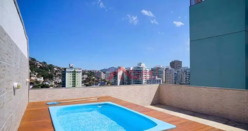 Cobertura com 4 dormitórios à venda, 229 m² por r$ 1.050.000,00 - icaraí - niterói/rj