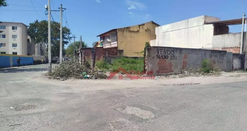 Terreno à venda, 225 m² por r$ 100.000,00 - trindade - são gonçalo/rj