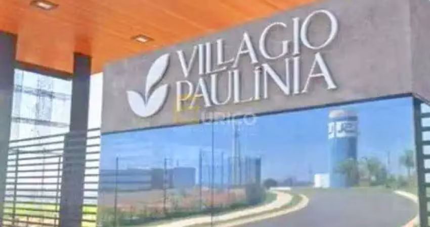 Terreno à venda no condomínio villagio paulínia em paulínia/sp