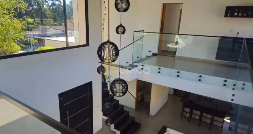 Casa de alto padrão estilo sobrado à venda no residencial colinas de inhandjara, itupeva/sp
