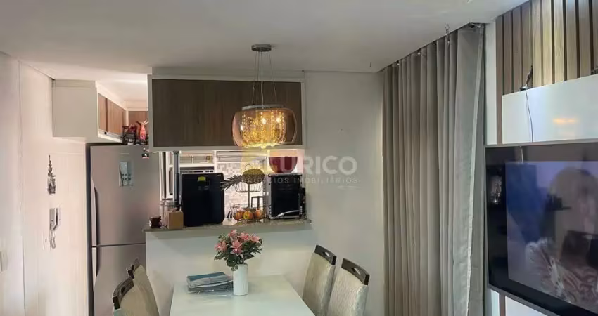 Apartamento à venda no condomínio residencial parque cachoeira das pedras em campinas/sp