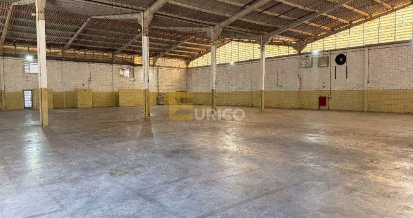 Galpão para locação em excelente localização com 1.500 m² construídos, terreno de 2.220 m² - jundiaí/sp