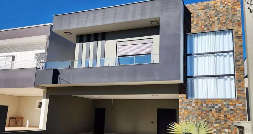 Casa com 218 m² em terreno de 225 m², com 3 dormitórios sendo 3 suítes à venda no condomínio villagio milano, sorocaba, sp