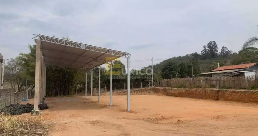 Galpão para locação de 200m² em terreno de 800m² na rod. mário tonolli - itupeva/sp