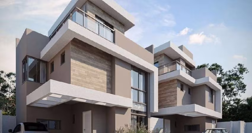 SOBRADO EM SANTA FELICIDADE, CONDOMINIO FECHADO, 3 QUARTOS, 1 SUÍTE, 2 VAGAS GARAGEM, 176.96 M2