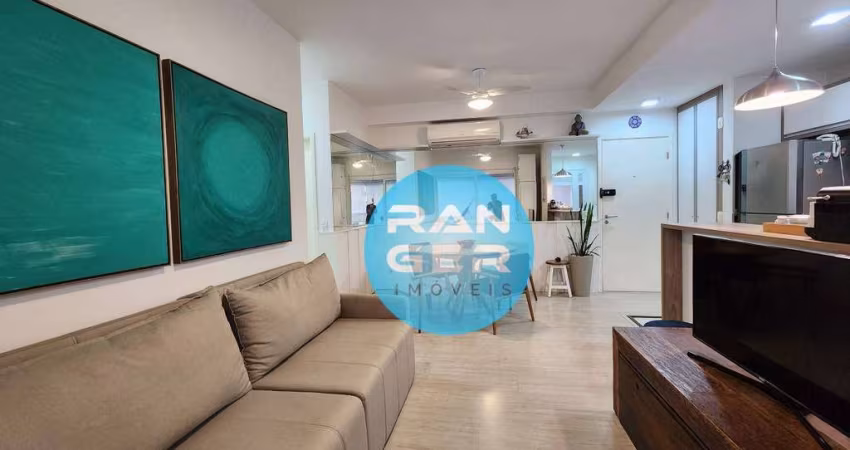 Apartamento com 2 dormitórios à venda, 80 m² por R$ 1.000.000,00 - Gonzaga - Santos/SP