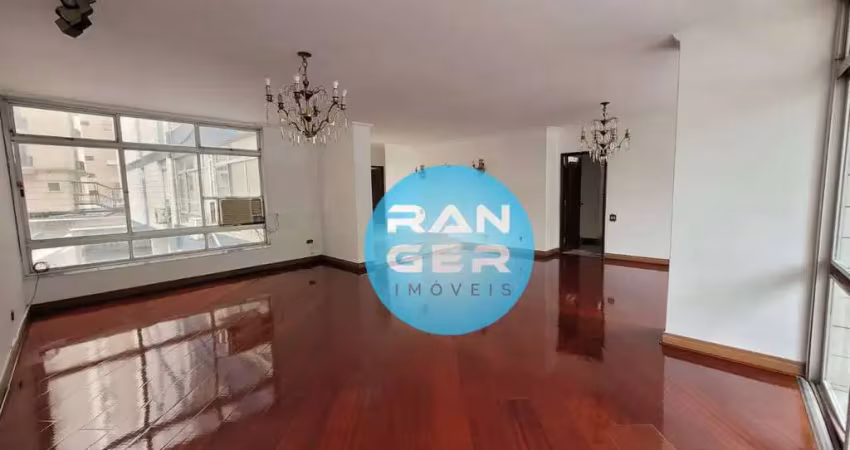 Apartamento com 3 dormitórios à venda, 270 m² por r$ 1.500.000,00 - gonzaga - santos/sp
