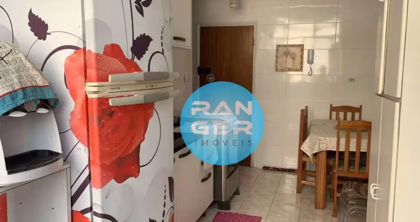 Apartamento com 1 dormitório para alugar, 46 m² por R$ 2.400,00/mês - Aparecida - Santos/SP