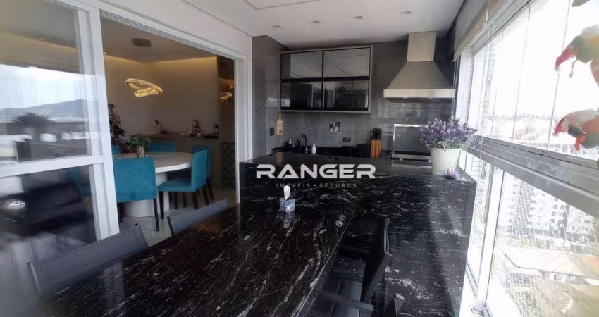 Apartamento com 3 dormitórios para alugar, 111 m² por R$ 9.800,00/mês - Ponta da Praia - Santos/SP
