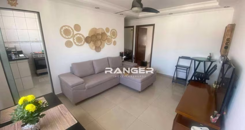 Apartamento com 2 dormitórios à venda, 68 m² por R$ 477.000,00 - Boqueirão - Santos/SP