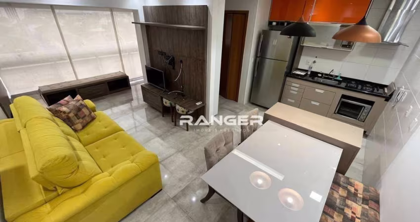 Apartamento mobiliado 1 dormitório em Santos Boqueirão