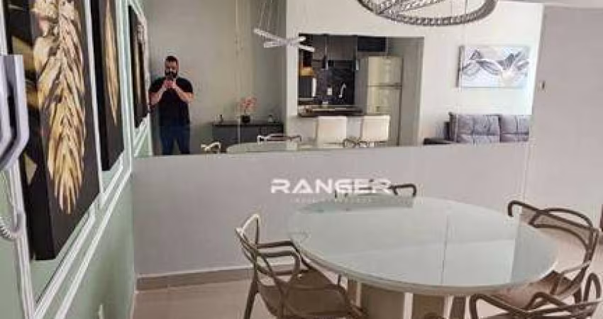 Apartamento com 2 dormitórios para alugar, 86 m² por R$ 5.400,00/mês - Boqueirão - Santos/SP