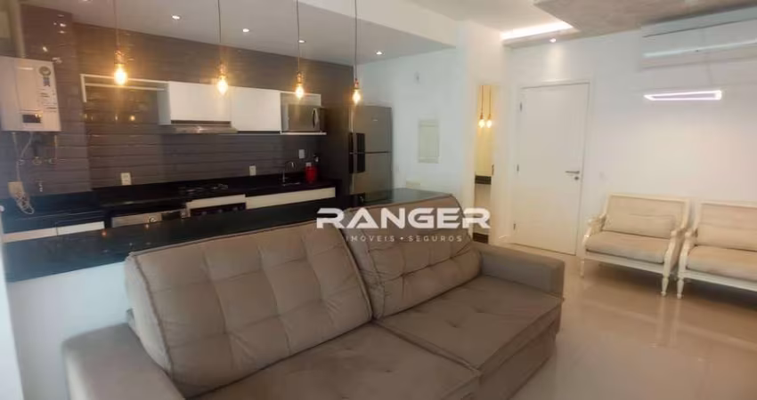 Apartamento com 1 dormitório para alugar, 57 m² por R$ 6.500,00/mês - Gonzaga - Santos/SP