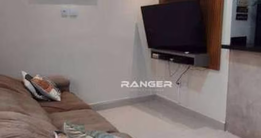 Apartamento com 2 dormitórios à venda, 70 m² por R$ 521.000,00 - Boqueirão - Santos/SP