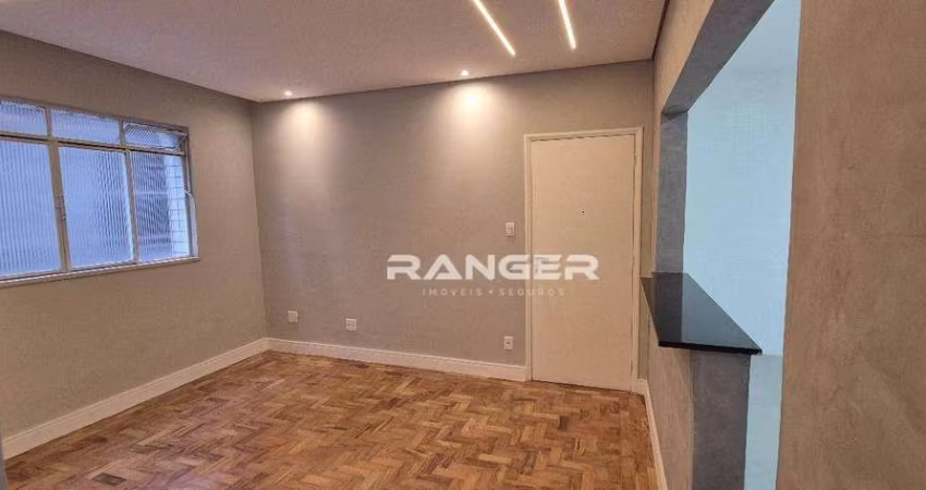 Apartamento com 3 dormitórios, 80 m² - venda por R$ 480.000,00 ou aluguel por R$ 4.200,00/mês - Aparecida - Santos/SP