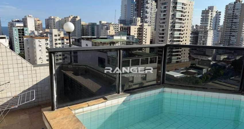 Cobertura Duplex com Piscina Privativa e Vista para o Mar - Bairro Pompeia - Santos