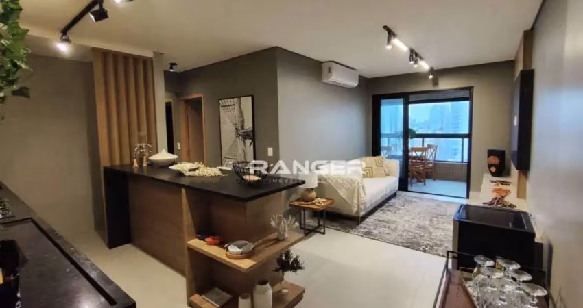 Apartamento com 2 dormitórios à venda, 75 m² por R$ 1.300.000 - José Menino - Santos/SP