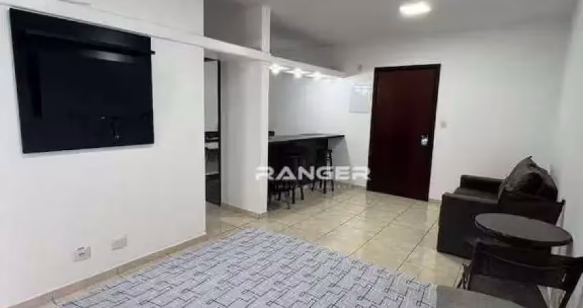 Apartamento com 1 dormitório à venda, 36 m² por r$ 280.000,00 - centro - são vicente/sp