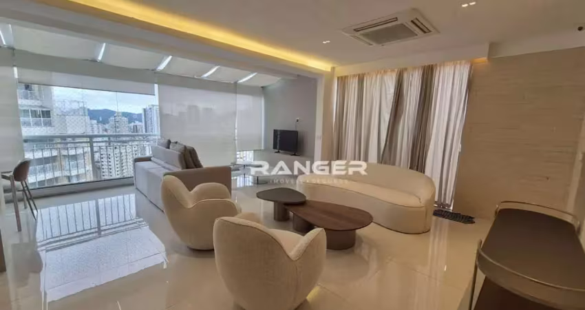 Cobertura com 4 dormitórios à venda, 265 m² por r$ 4.200.000,00 - gonzaga - santos/sp