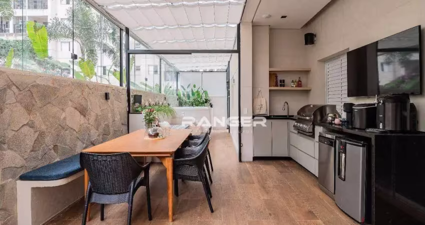 Apartamento com 3 dormitórios à venda, 142 m² por r$ 1.595.000,00 - marapé - santos/sp