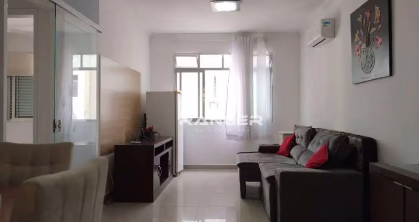 Apartamento com 1 dormitório à venda, 55 m² por r$ 490.000 - gonzaga - santos/sp