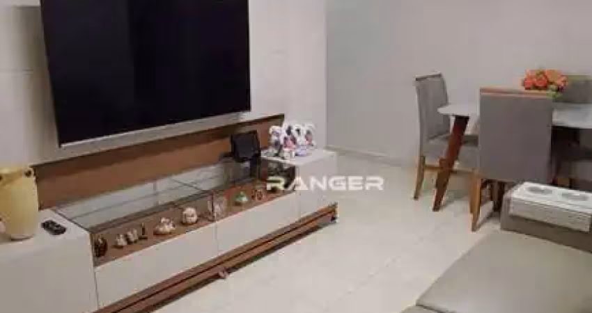 Apartamento com 1 dormitório à venda, 47 m² por r$ 383.000,00 - boqueirão - santos/sp