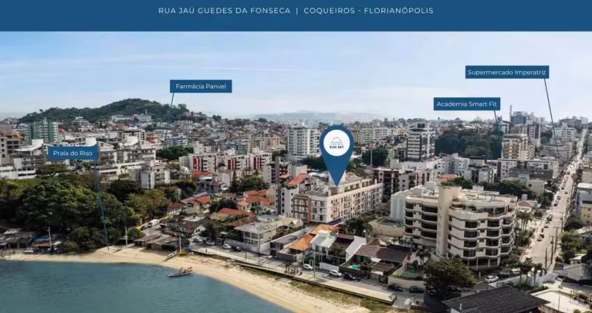 Apartamento para Venda em Florianópolis, Coqueiros, 2 dormitórios, 1 suíte, 1 banheiro, 1 vaga