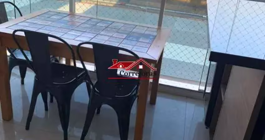 Apartamento à venda no centro de osasco-sp: 3 quartos, 2 suítes, 2 salas, 3 banheiros, 2 vagas de garagem - 90m² de área.