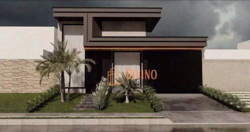 Casa térrea moderna à venda no condomínio terras são francisco
