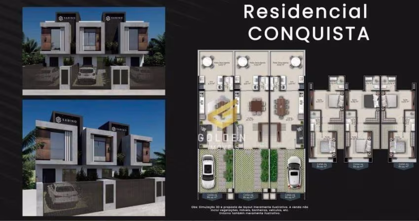 Sobrado com 2 dormitórios à venda, 80 m² por R$ 830.000,00 - Bombas - Bombinhas/SC