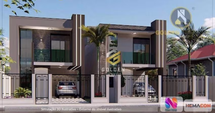 Sobrado com 3 dormitórios à venda, 180 m² por R$ 800.000,00 - Areias - Tijucas/SC