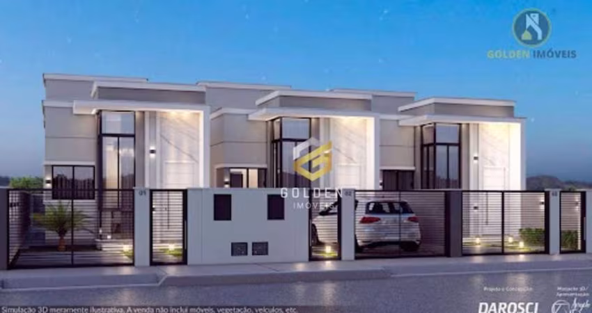 Casa com 2 dormitórios à venda, 55 m² por R$ 390.000,00 - Joaia - Tijucas/SC