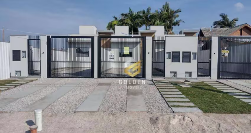Casa com 2 dormitórios à venda, 62 m² por r$ 440.000,00 - praça - tijucas/sc