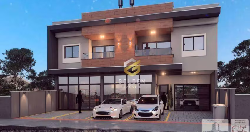 Apartamento com 2 dormitórios à venda, 76 m² por r$ 460.000,00 - xv de novembro - tijucas/sc