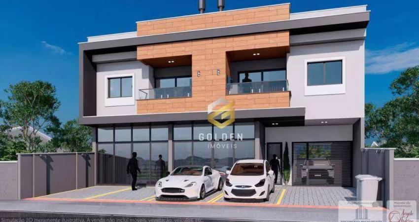 Apartamento com 2 dormitórios à venda, 77 m² por R$ 445.000,00 - XV de Novembro - Tijucas/SC