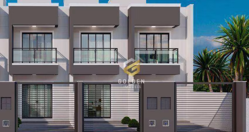 Sobrado com 2 dormitórios à venda, 72 m² por R$ 380.000,00 - Loteamento Br Felice - Tijucas/SC