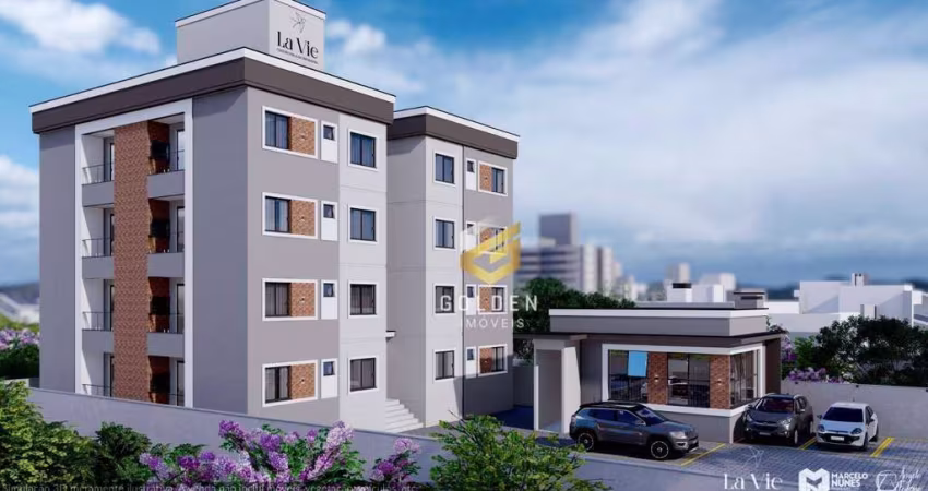 Apartamento com 2 dormitórios à venda, 46 m² por R$ 259.000 - Joaia - Tijucas/SC