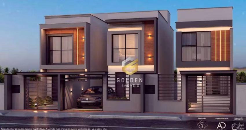 Sobrado com 2 dormitórios à venda, 75 m² por R$ 379.900 - Universitário - Tijucas/SC