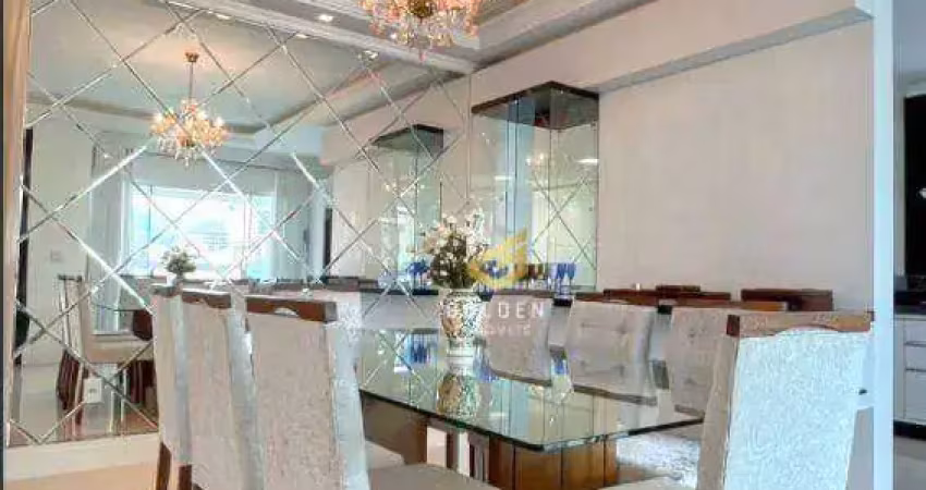 Apartamento com 4 dormitórios à venda, 172 m² por r$ 2.700.000,00 - meia praia - itapema/sc