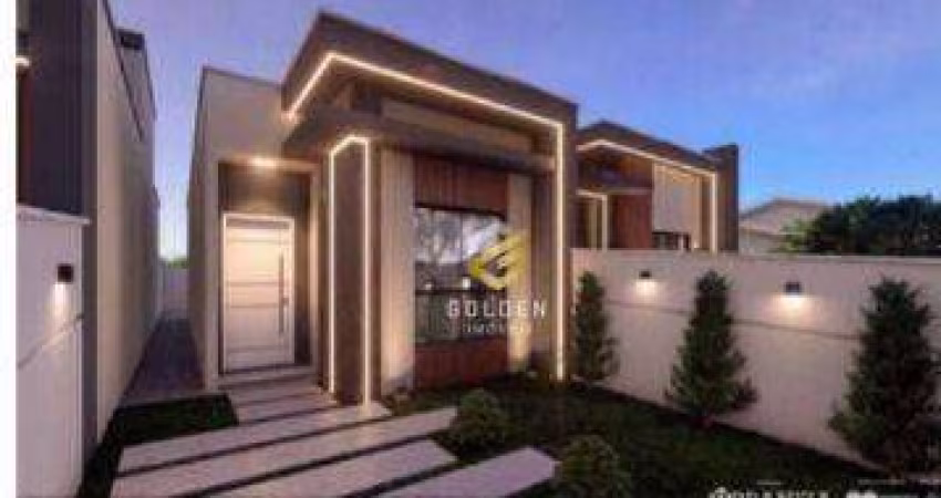 Casa com 2 dormitórios à venda, 63 m² por R$ 475.000,00 - Mata Atlântica - Tijucas/SC